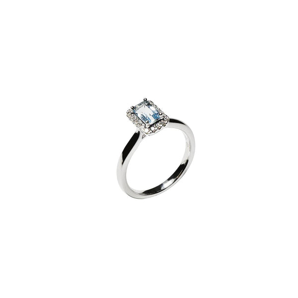 天堂之夏海藍寶戒指 Paradise Summer Aquamarine Diamond Ring