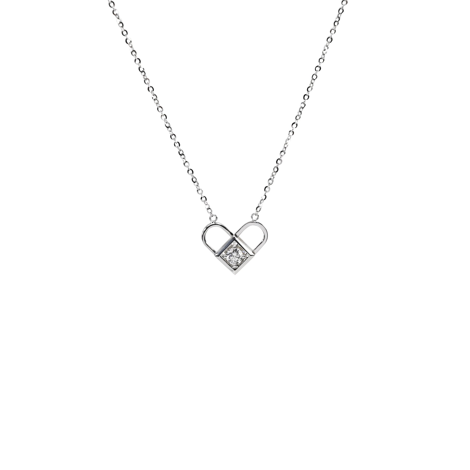 愛情鎖鑽石項鍊 Lock Me Diamond Necklace