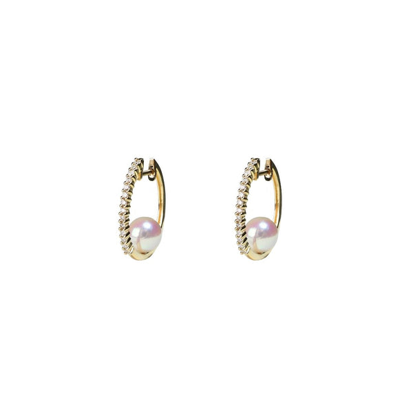 映照珍珠耳環 Aurora Akoya Pearl Earrings
