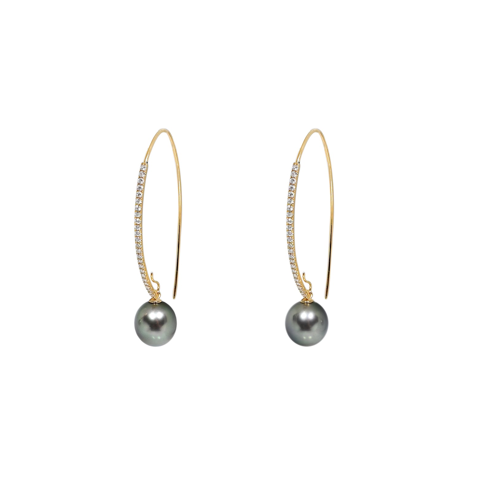 星夜黑珍珠耳環 ÉTOILE TAHITIAN PEARL EARRINGS