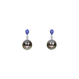午夜黑珍珠耳環 MIDNIGHT TAHITIAN PEARL EARRINGS