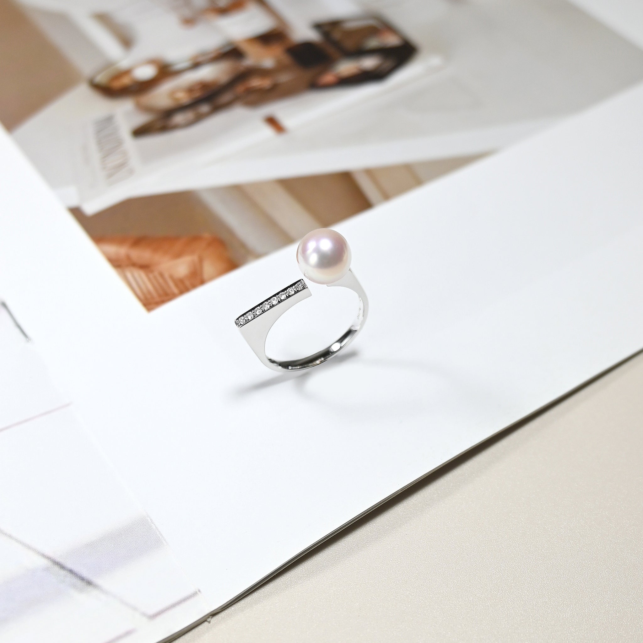 悸動珍珠鑽石戒指 Crush Pearl Diamond Ring