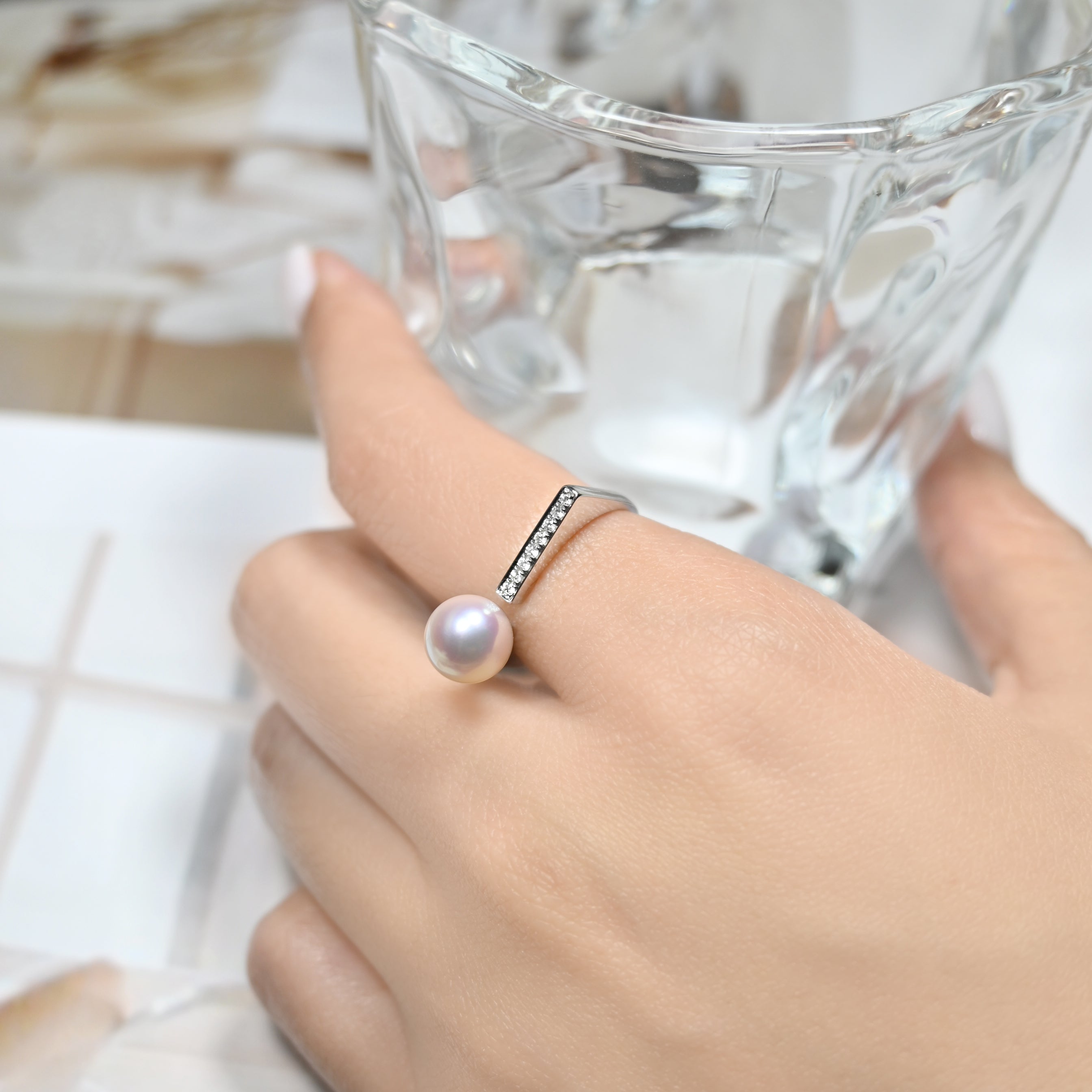 悸動珍珠鑽石戒指 Crush Pearl Diamond Ring