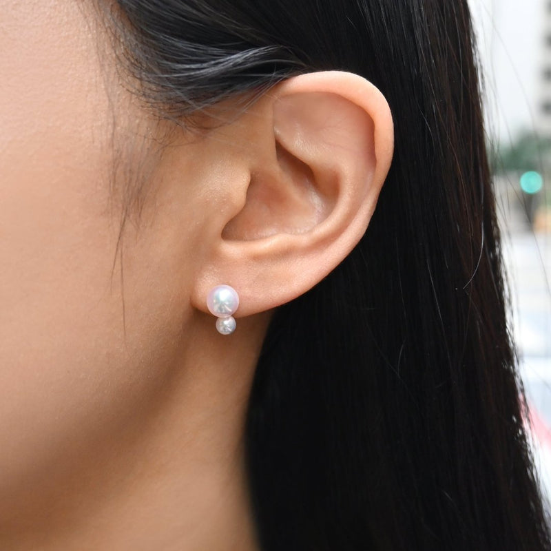 雙子星珍珠耳環 Gemini Akoya Pearl Earrings