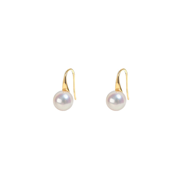 白天鵝珍珠耳環 Swan Akoya Pearl Earrings
