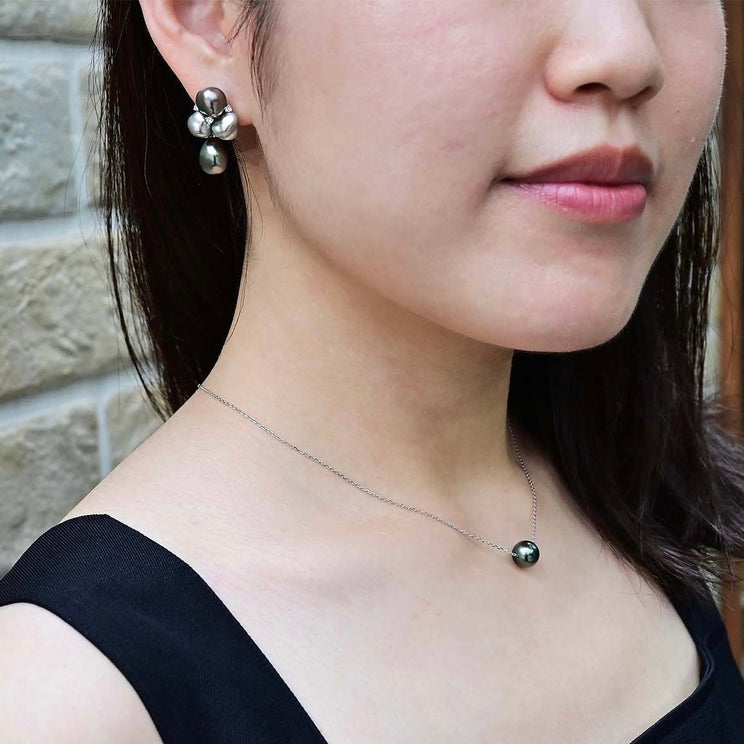 客旭珍珠耳環 Keshi Pearl earrings