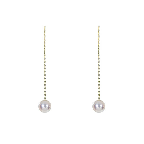 星語珍珠長耳環 Lumière Akoya Pearl Earrings