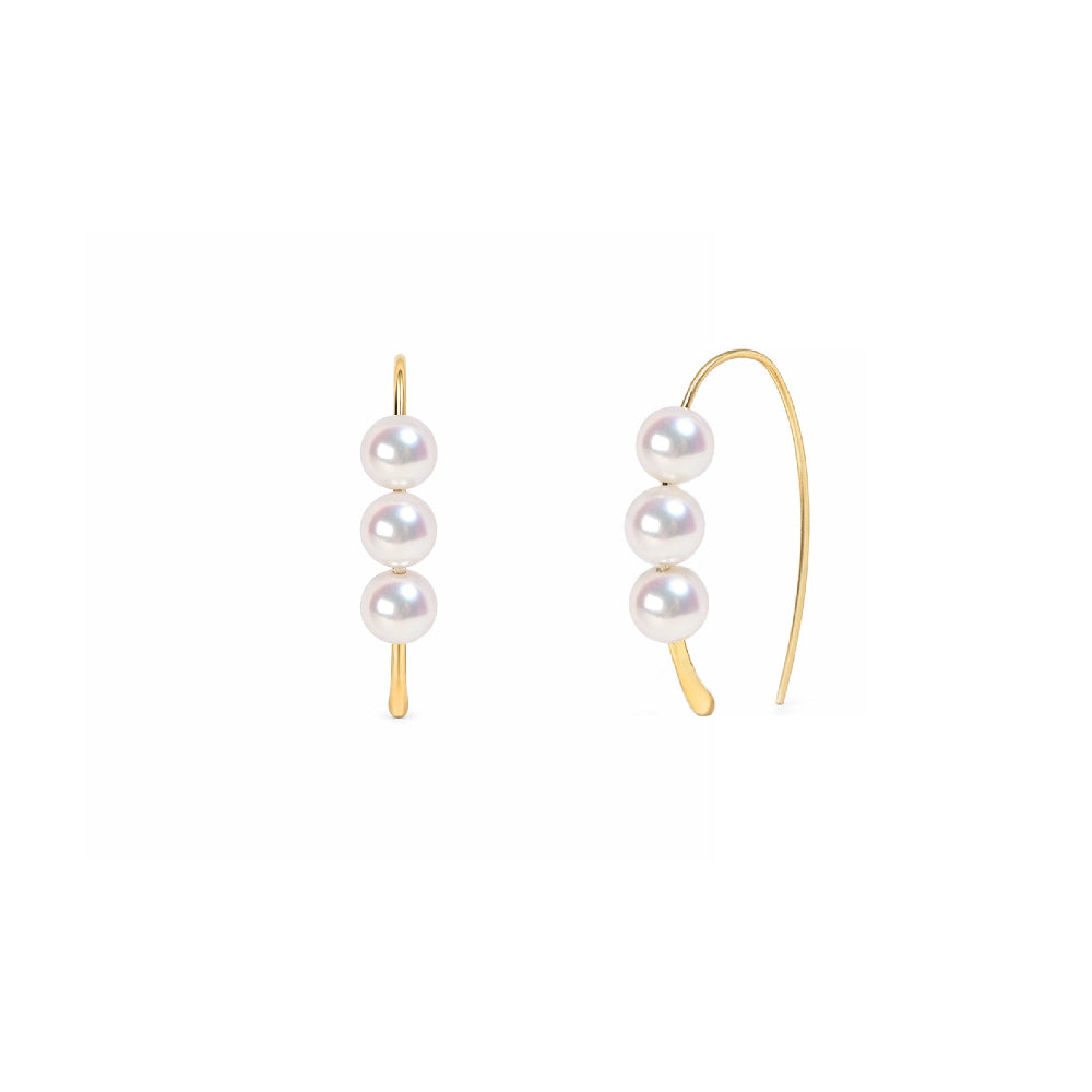 蕊娜珍珠耳環  Rina Akoya Pearl Earrings