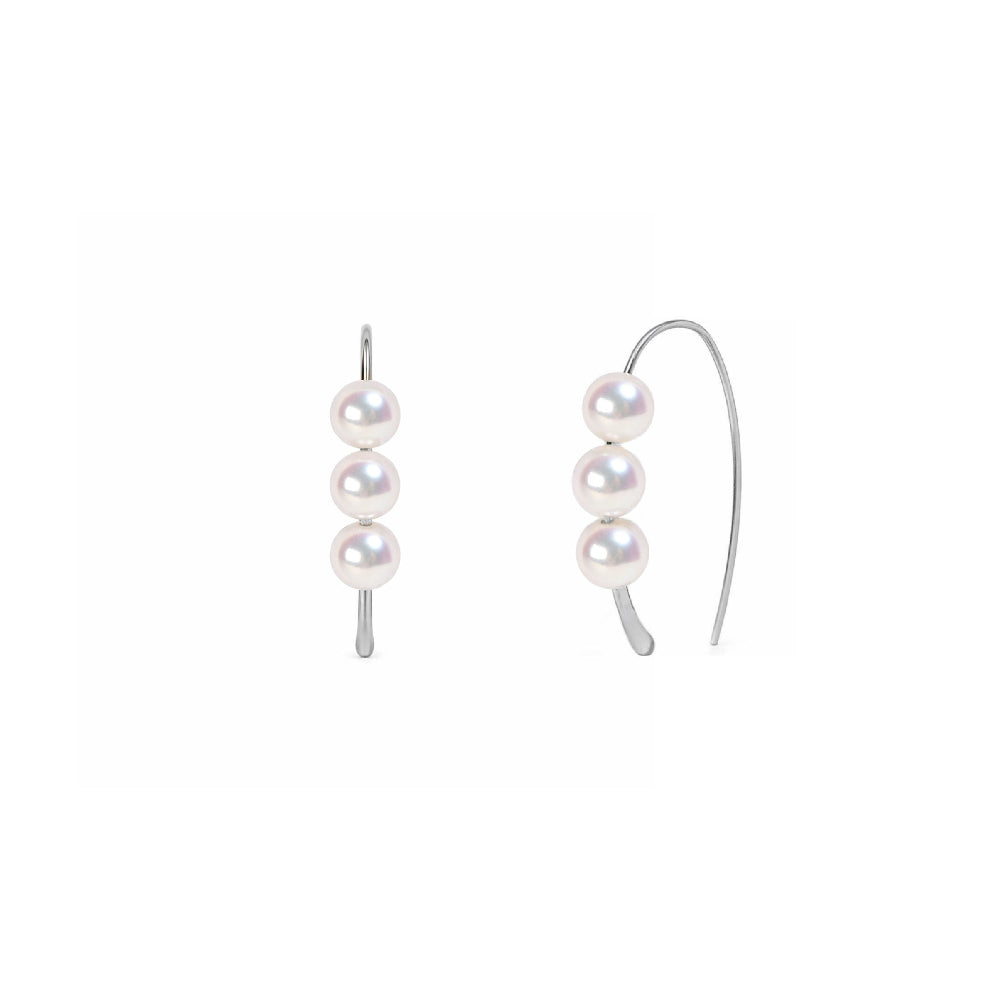 蕊娜珍珠耳環  Rina Akoya Pearl Earrings