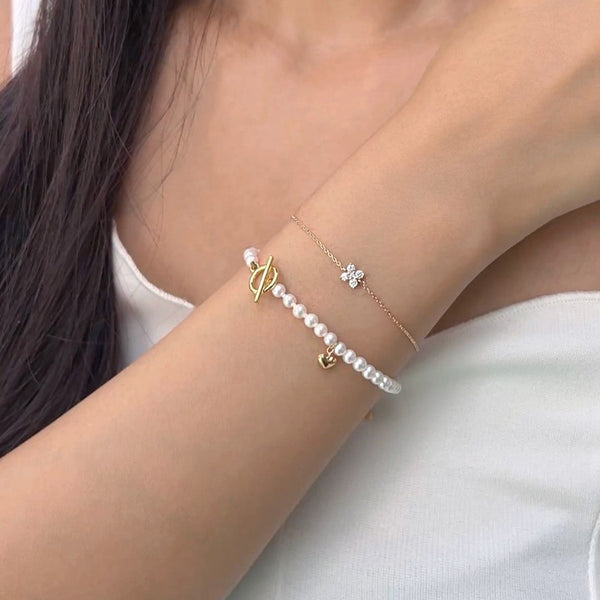 心心之戀珍珠手鍊 Amora Pearl Bracelet