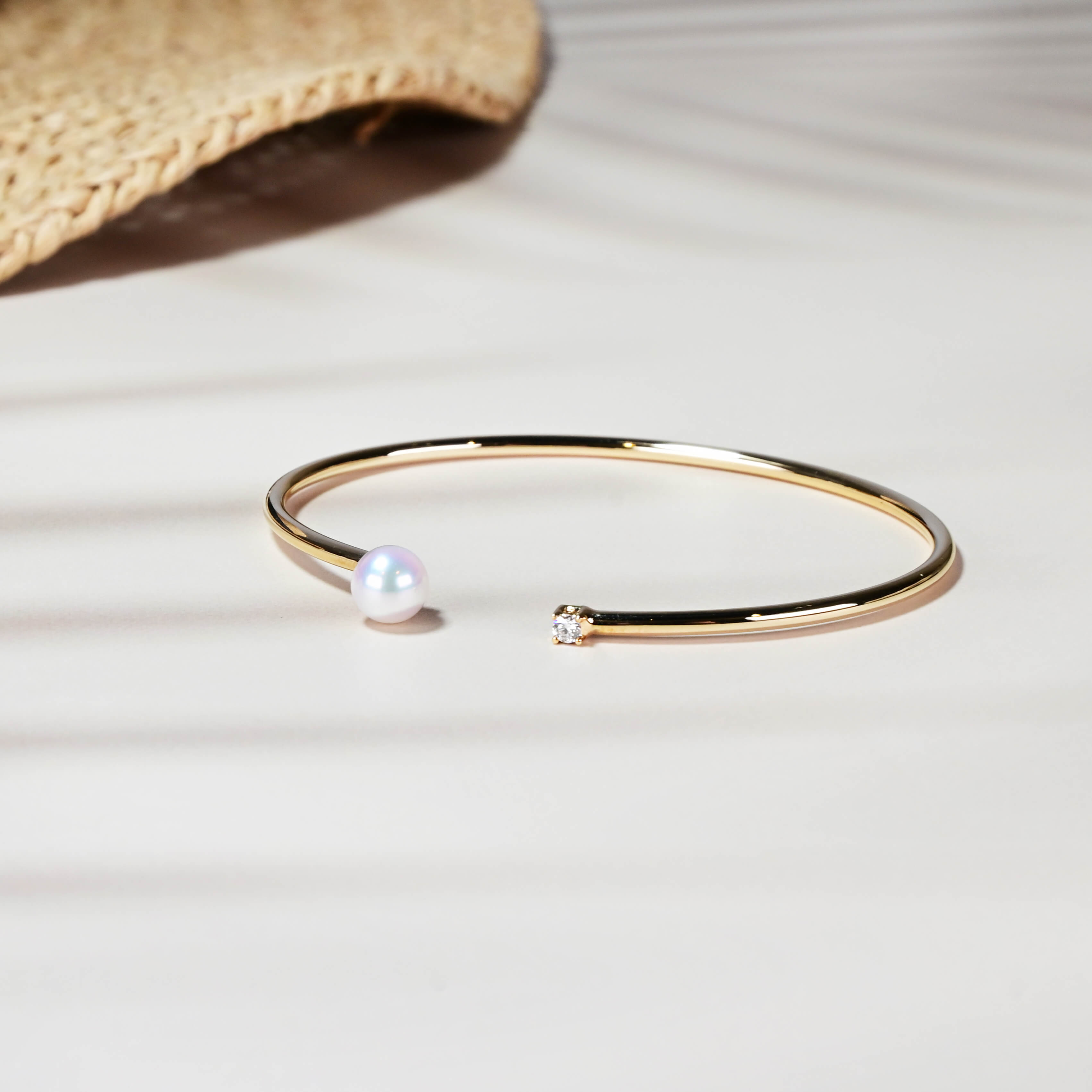 勇氣珍珠手環實拍近照